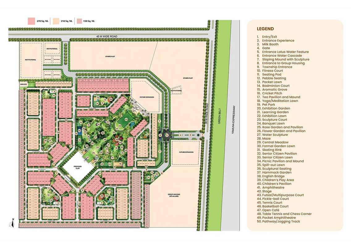 Phase 1 & Phase 2 site plan layout