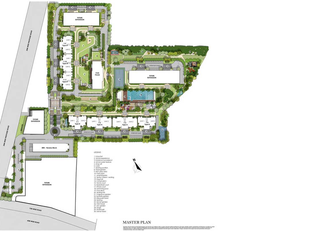 Phase 1 & Phase 2 site plan layout
